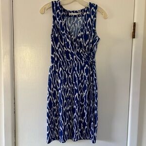 Susana Monaco dress in royal blue/white print